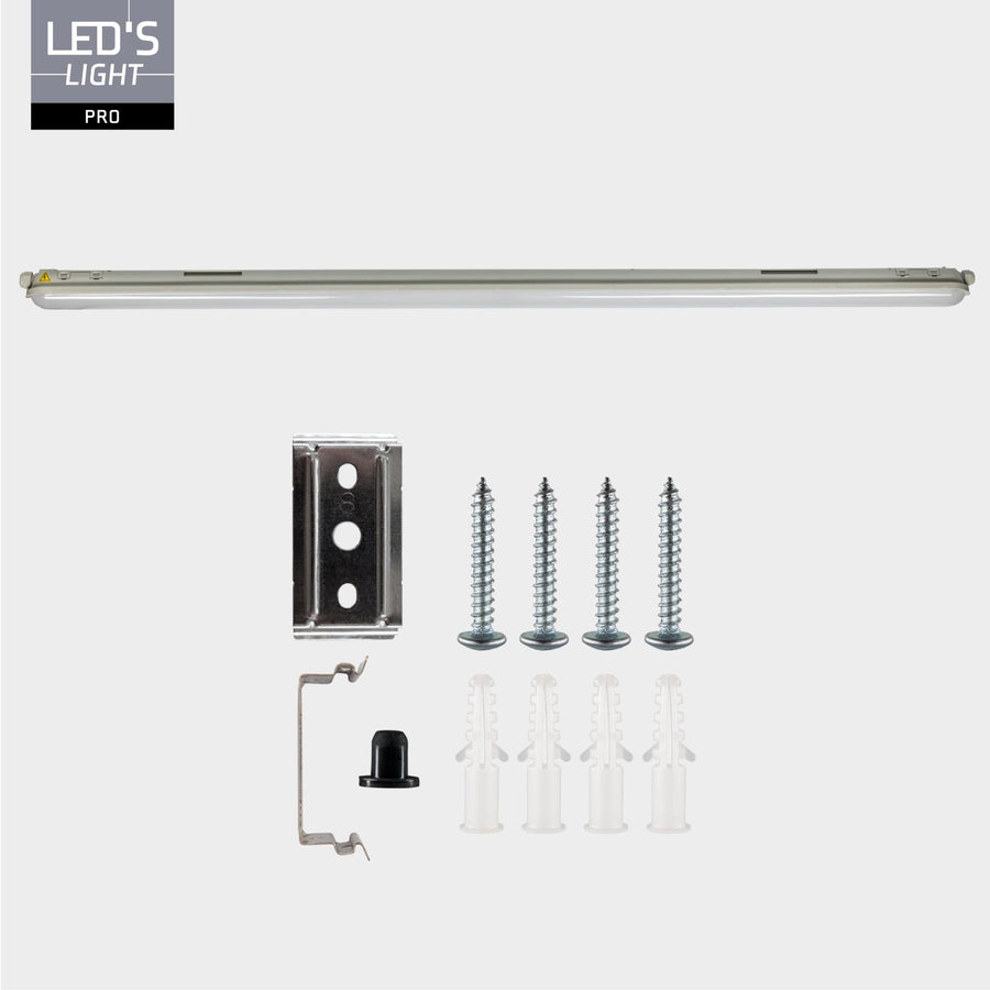 LED's Light Pro TL armatuur compleet 60 cm - Koppelbaar - IP65 Waterdicht - 2400 lm - 15W - 160lm/w TL verlichting led.gl