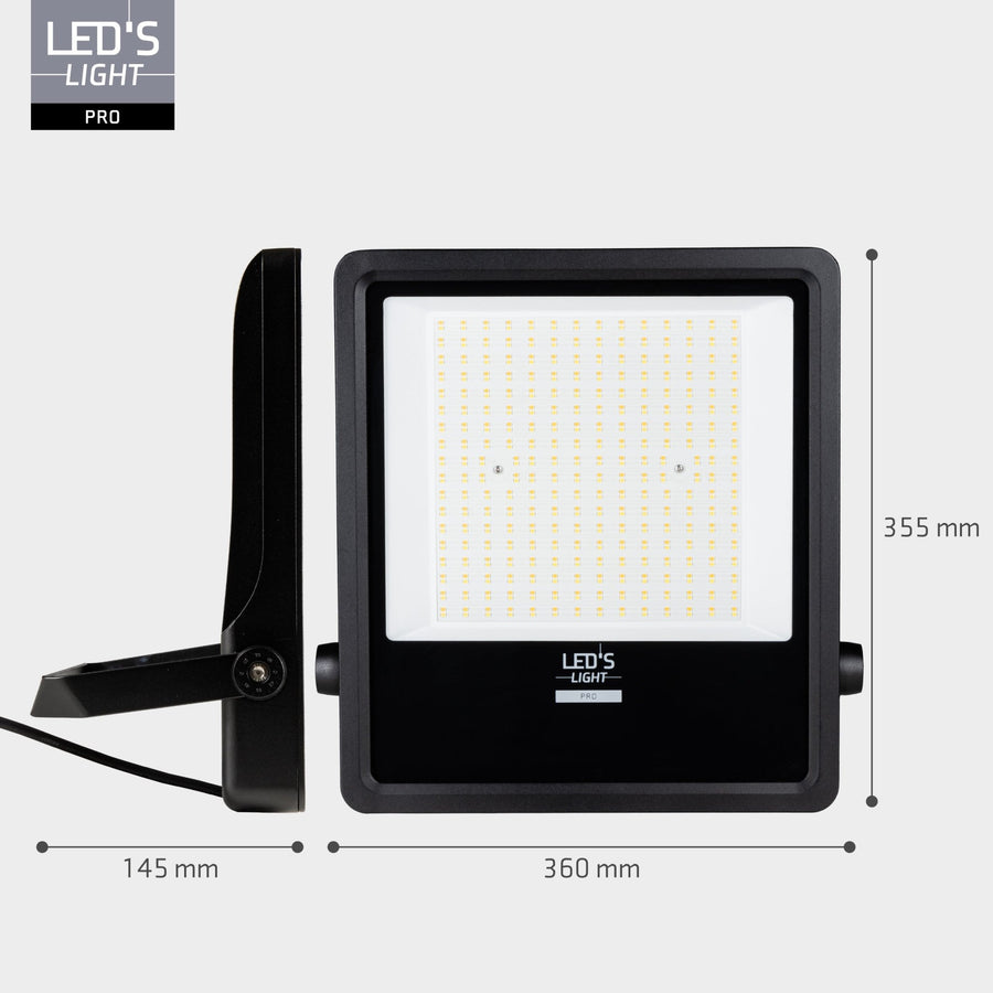 LED's Light Pro Premium Schijnwerper 25500lm - CCT - Powerselect - 6 lichtstanden - Water en roestbestendig - 200W Schijnwerpers led.gl