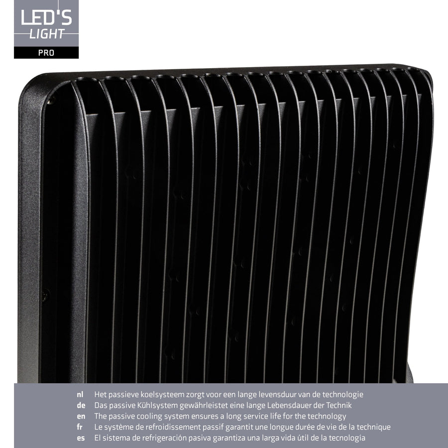 LED's Light Pro Premium Schijnwerper 25500lm - CCT - Powerselect - 6 lichtstanden - Water en roestbestendig - 200W Schijnwerpers led.gl