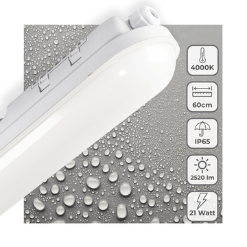 LED's Light Pro TL armatuur 60 cm – Geschikt voor binnen en buiten – 2500 lumen – IP65 waterdicht TL verlichting led.gl