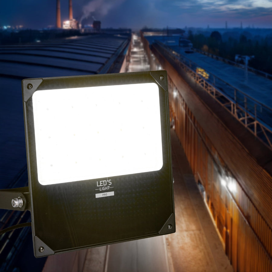 LED's Light pro Professionele LED Schijnwerper 28000 - CCT - Powerselect - 3 lichtstanden - Waterdicht - 200W Schijnwerpers led.gl