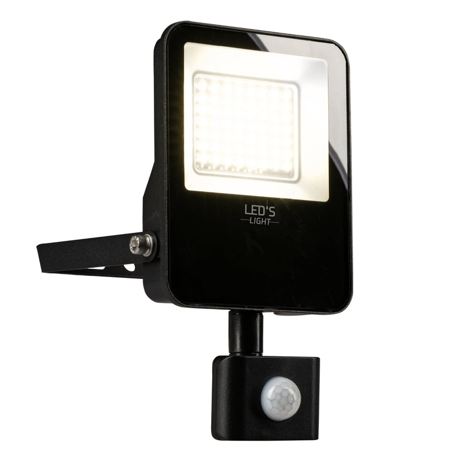 LED's Light Schijnwerper met Bewegingssensor 3600 - Waterdicht & Kantelbaar - 30W Schijnwerpers led.gl