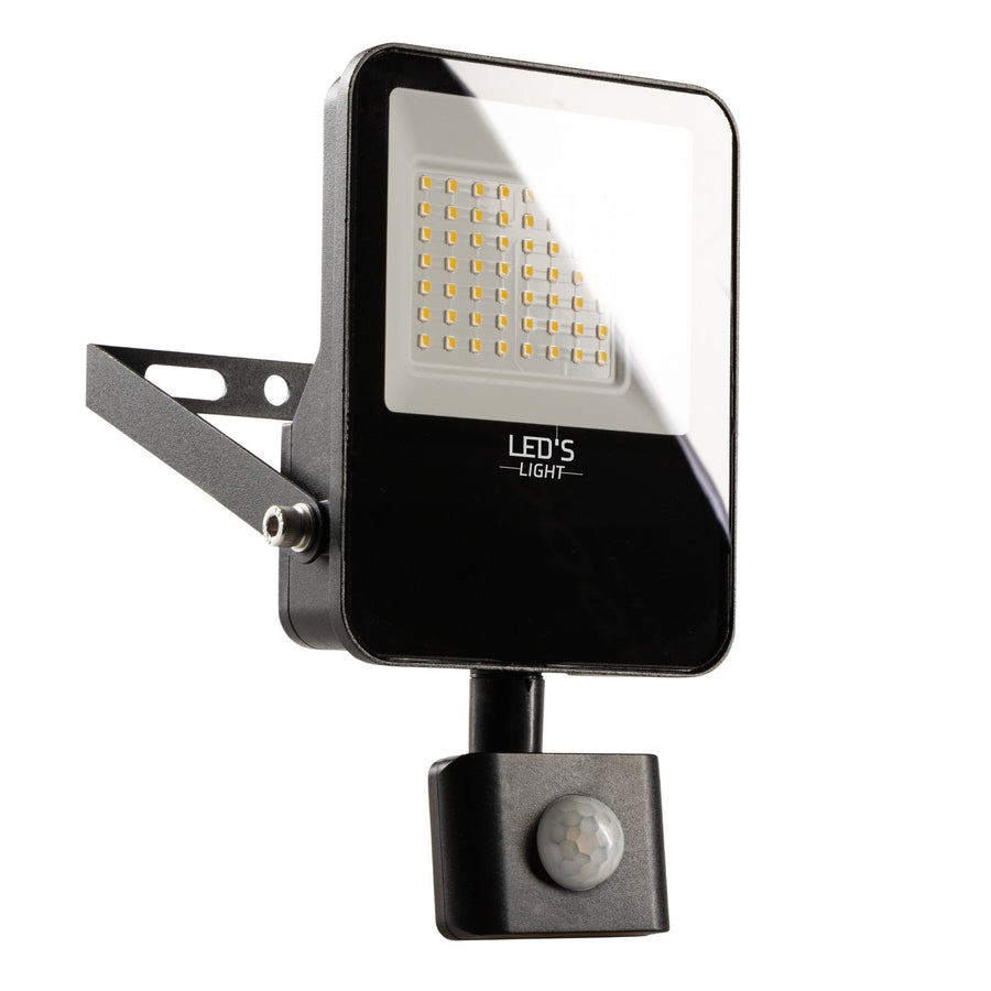 LED's Light Schijnwerper met Bewegingssensor 3600 - Waterdicht & Kantelbaar - 30W Schijnwerpers led.gl