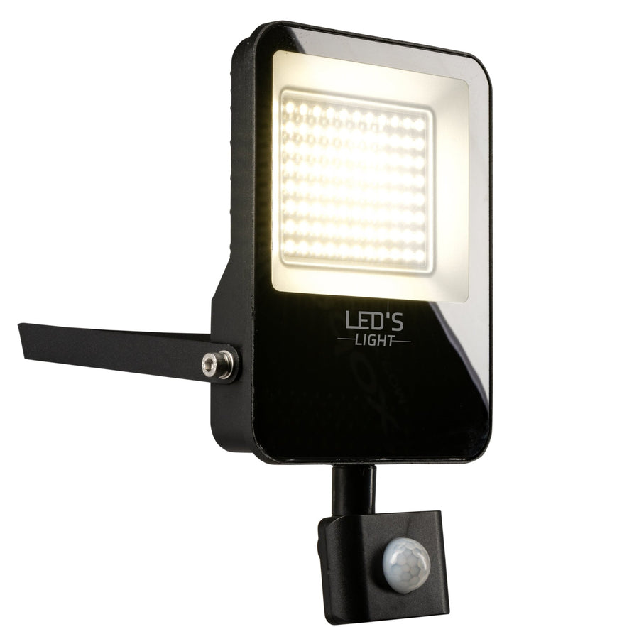 LED's Light Schijnwerper met Bewegingssensor 6000 - Waterdicht & Kantelbaar - 50W Schijnwerpers led.gl