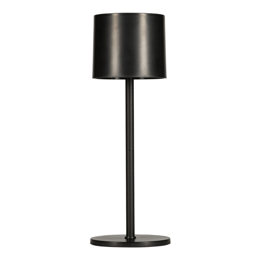LED's Light Tafellamp op accu - oplaadbaar en draadloos - voor binnen en buiten - 3 kleuren - Zwart Tafellampenen led.gl