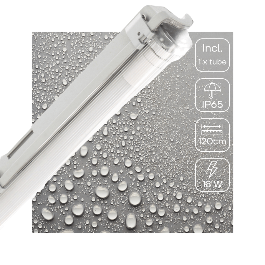 LED's Light TL Armatuur LED compleet 120 cm - Armatuur met LED Buis - Waterdicht - 2160lm TL verlichting led.gl