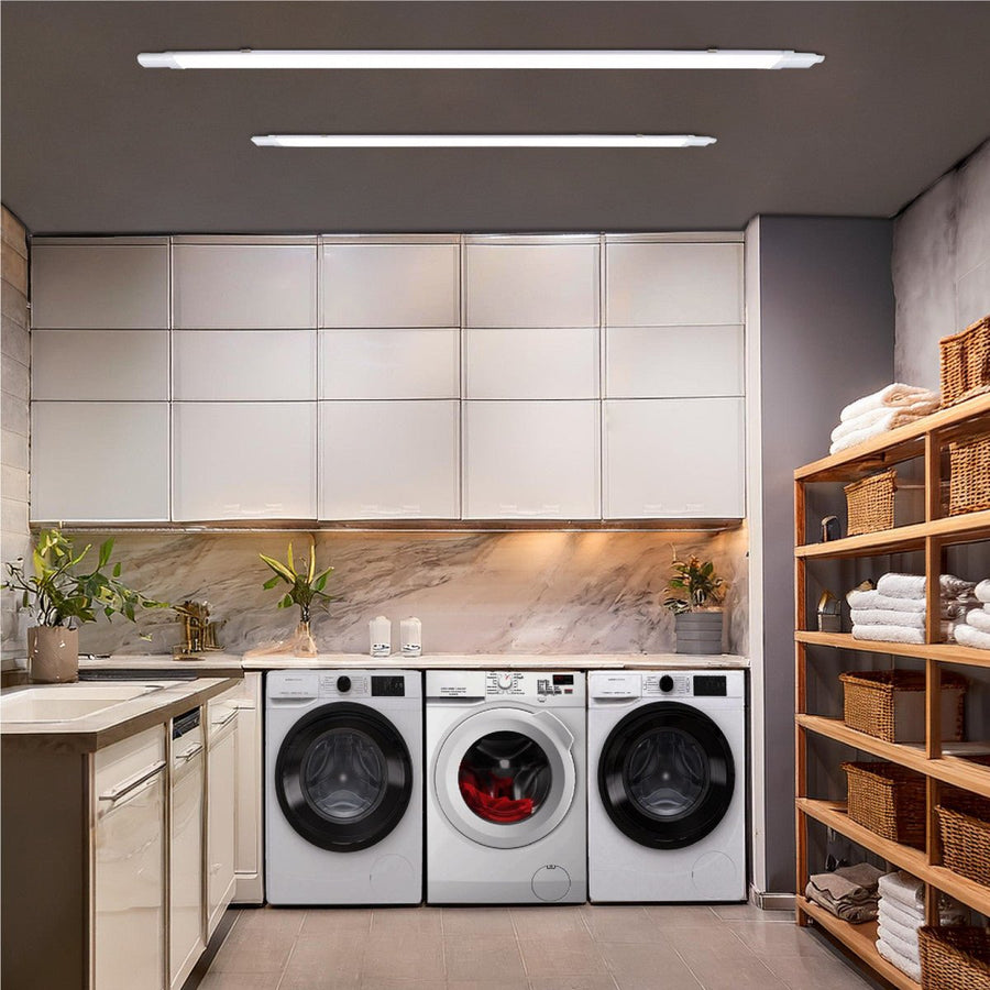 2 PACK - LED's Light TL Licht balk Batten 120 cm - Geschikt voor alle binnen en vochtige ruimtes - 18W - IP65 - IK08 - 1900lm TL verlichting led.gl