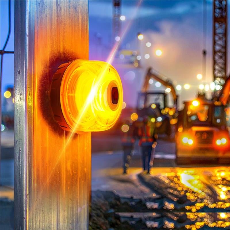 LED's Light WARN-X LED signaal-noodverlichting -5000mAh - IP54 - Amber Noodverlichting led.gl