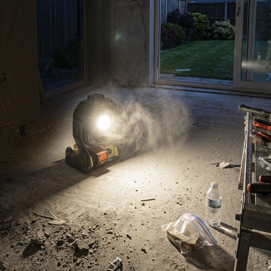 LED's Work 18V werklamp met ventilator - 48W 3000lm 5000K - IP20 Werklampen led.gl