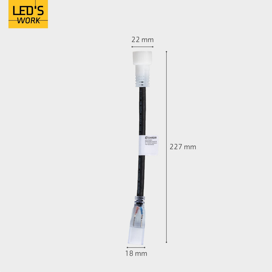 LED's Work Accessoires set voor LED strip bouwverlichting - Koppelstuk, lijm en eindkapjes Kabelverbinders led.gl