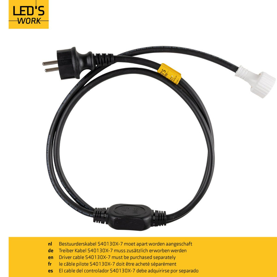 LED's Work LED Rope Lichtslang 50 meter bouwverlichting - Verlengbaar tot 100 meter - 40.000 lm Lichtbronnen led.gl