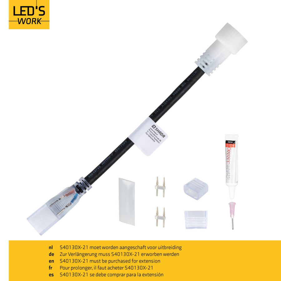 LED's Work LED Rope Lichtslang 50 meter bouwverlichting - Verlengbaar tot 100 meter - 40.000 lm Lichtbronnen led.gl