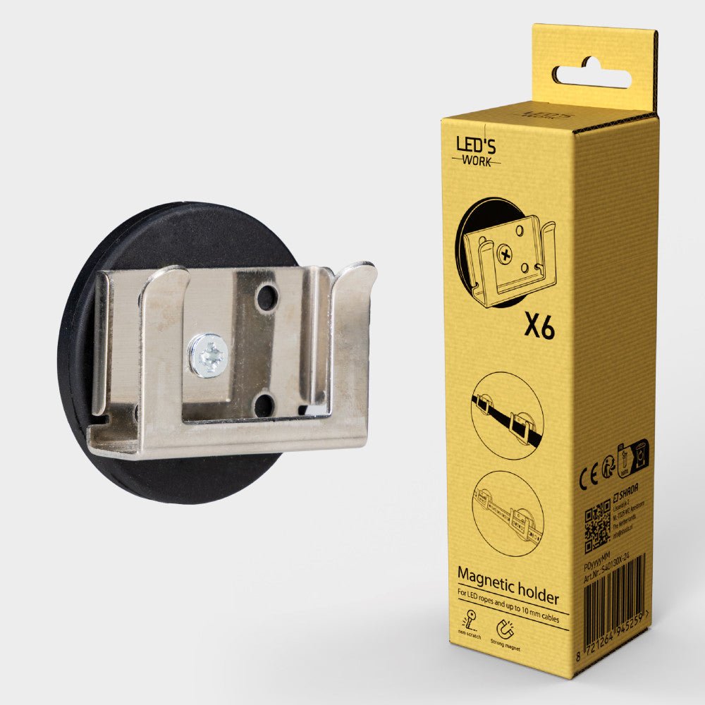 LED's Work LICHTSLANG Accessoire - Magneet - 19mm Ø47mm - Zwart Accessoires led.gl