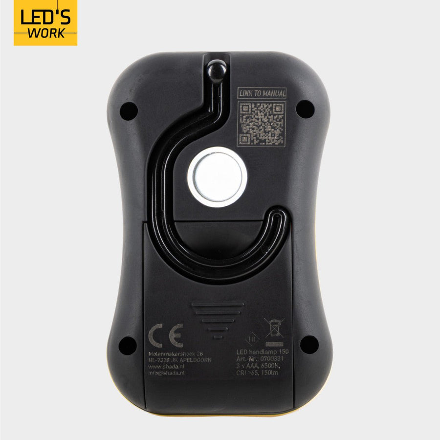 LED's Work MINI Werklamp op batterijen - Draadloos - Werkt op 3 AAA batterijen Bouwlampen led.gl