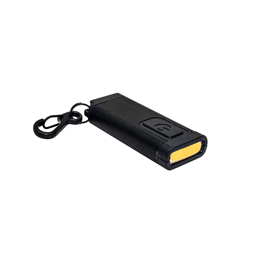 LED's Work mini zaklamp met sleutelhanger - Accu oplaadbaar met USB - SOS functie - Zwart Zaklampen led.gl