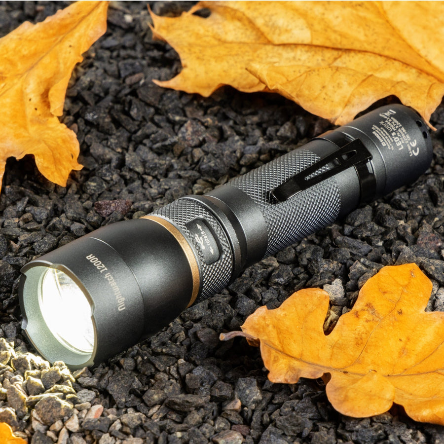 LED's Work Oplaadbare LED Zaklamp - 1200 Lumen - IPX7 Waterdicht - Met 3 lichtstanden led.gl