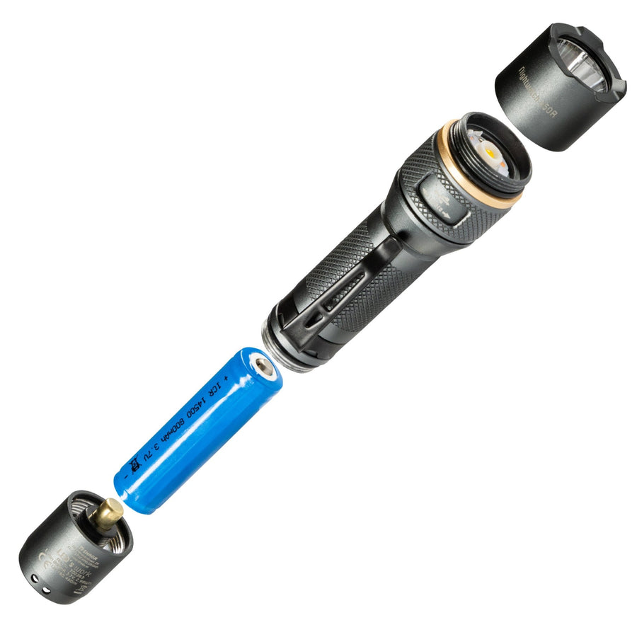 LED's Work Oplaadbare LED Zaklamp - 450 Lumen - IPX7 Waterdicht - Met 3 lichtstanden led.gl