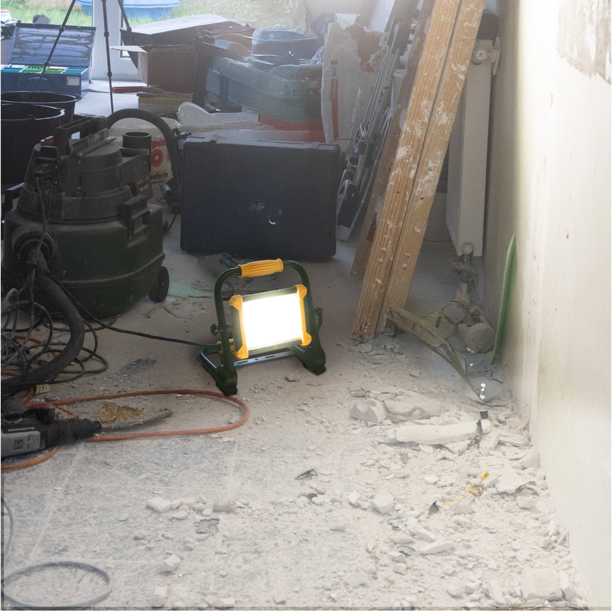 LED's Work Opvouwbare Bouwlamp 3900 - 30W LED - 3 meter kabel Bouwlampen led.gl