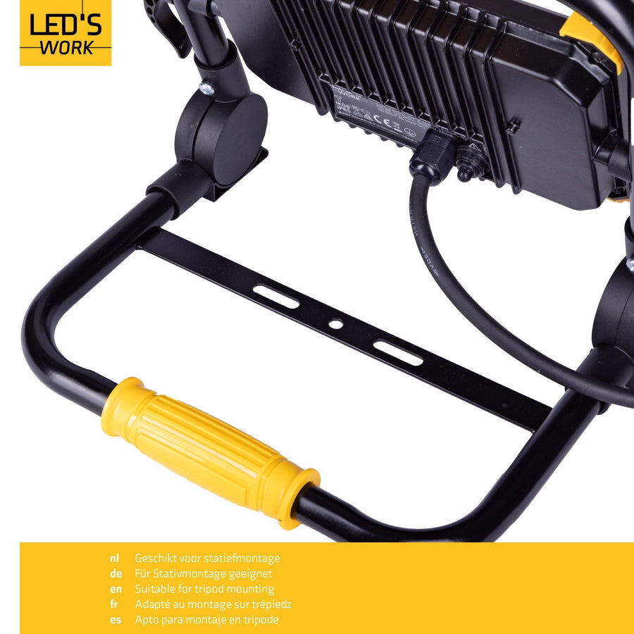 LED's Work Opvouwbare Bouwlamp 6400 - 50W - 5 meter kabel Bouwlampen led.gl