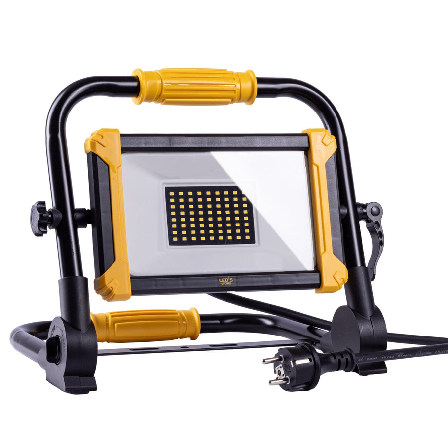 LED's Work Opvouwbare Bouwlamp 6400 - 50W - 5 meter kabel Bouwlampen led.gl