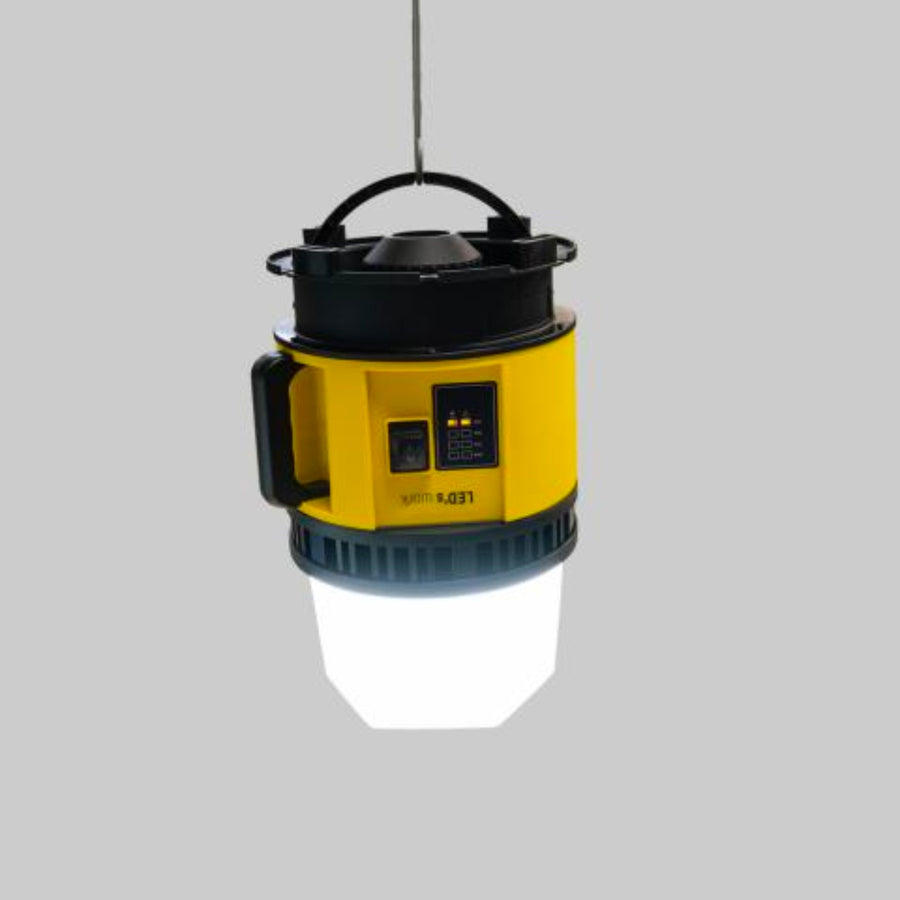 LED's Work 18V Portable LED Bouwlamp 6000lm - Universeel oplaadbaar met 18V accu - 60W led.gl