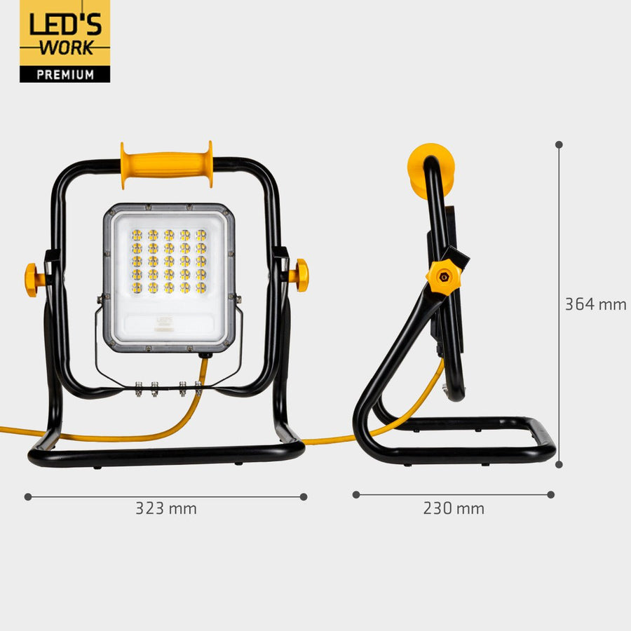 LED's work Premium Professionele Bouwlamp Klasse 2 – 50W | 7000 lm | 4000K Werklampen led.gl