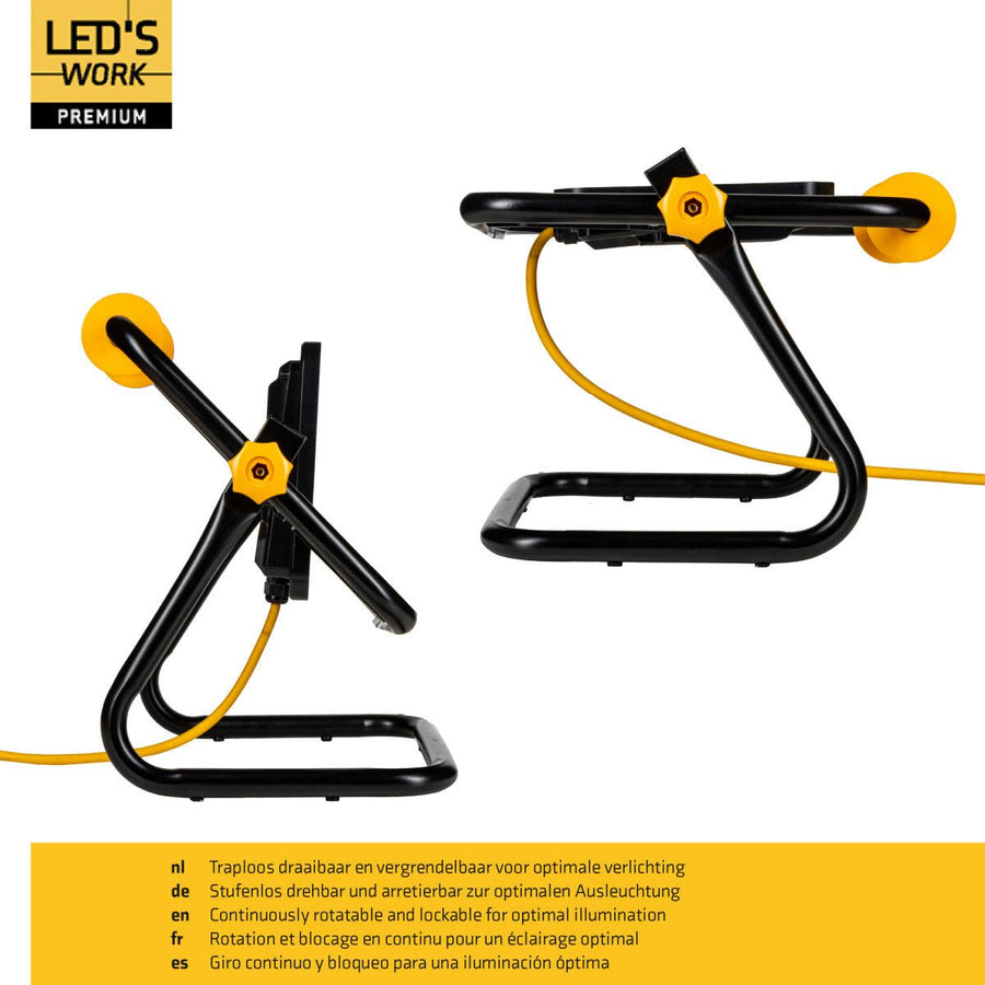 LED's work Premium Professionele Bouwlamp Klasse 2 – 50W | 7000 lm | 4000K Werklampen led.gl