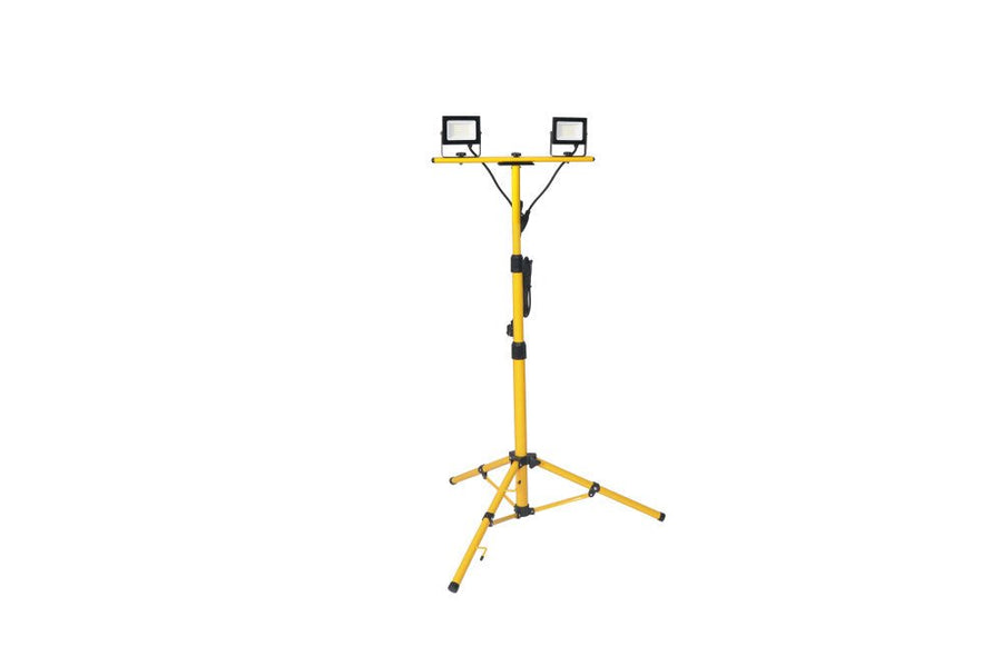LED's Work Werklamp op statief AC werklicht - 2 x 30W 60W 7200lm 4000K - IP65 IK04 Werklampen led.gl