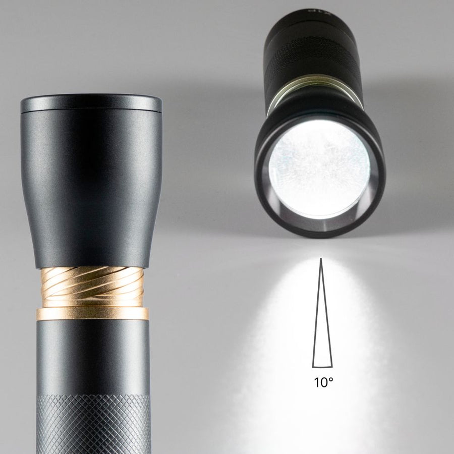 LED's Work Zaklamp op Batterijen (3x AAA) - 450 lumen - IPX4 Spatwaterdicht - Dimbaar in 3 standen led.gl