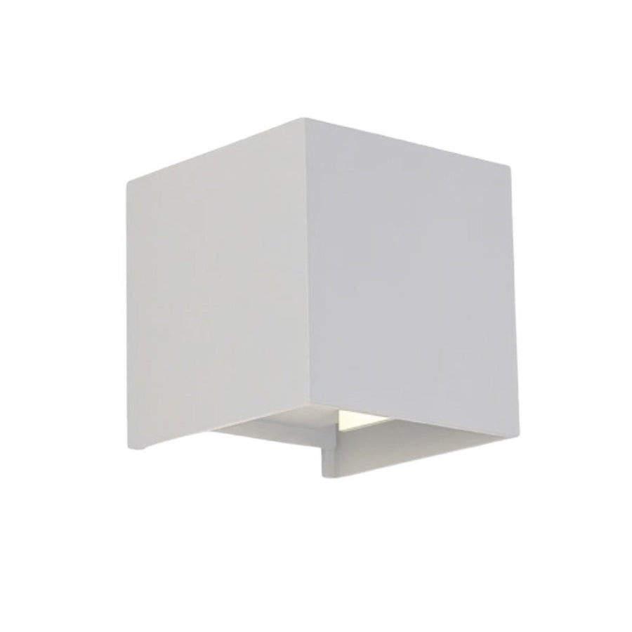 Lumo Cube Wit - Wandarmatuur zonder lichtbron - Excl 1xG9 - IP65 Wandlampen led.gl