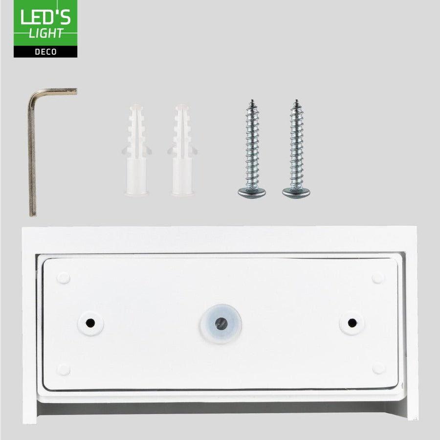 Lumo Recta Wit - Wandarmatuur zonder lichtbron - Excl 2xG9 - IP65 Wandlampen led.gl