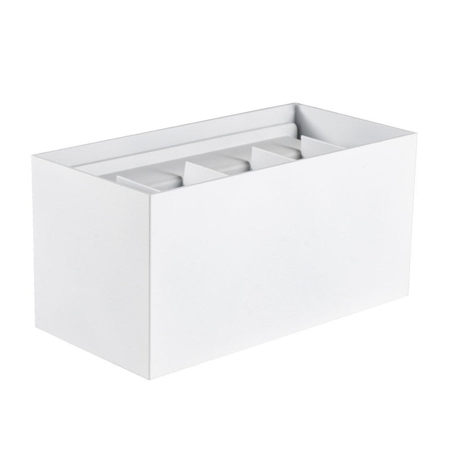 Lumo Recta Wit - Wandarmatuur zonder lichtbron - Excl 2xG9 - IP65 Wandlampen led.gl