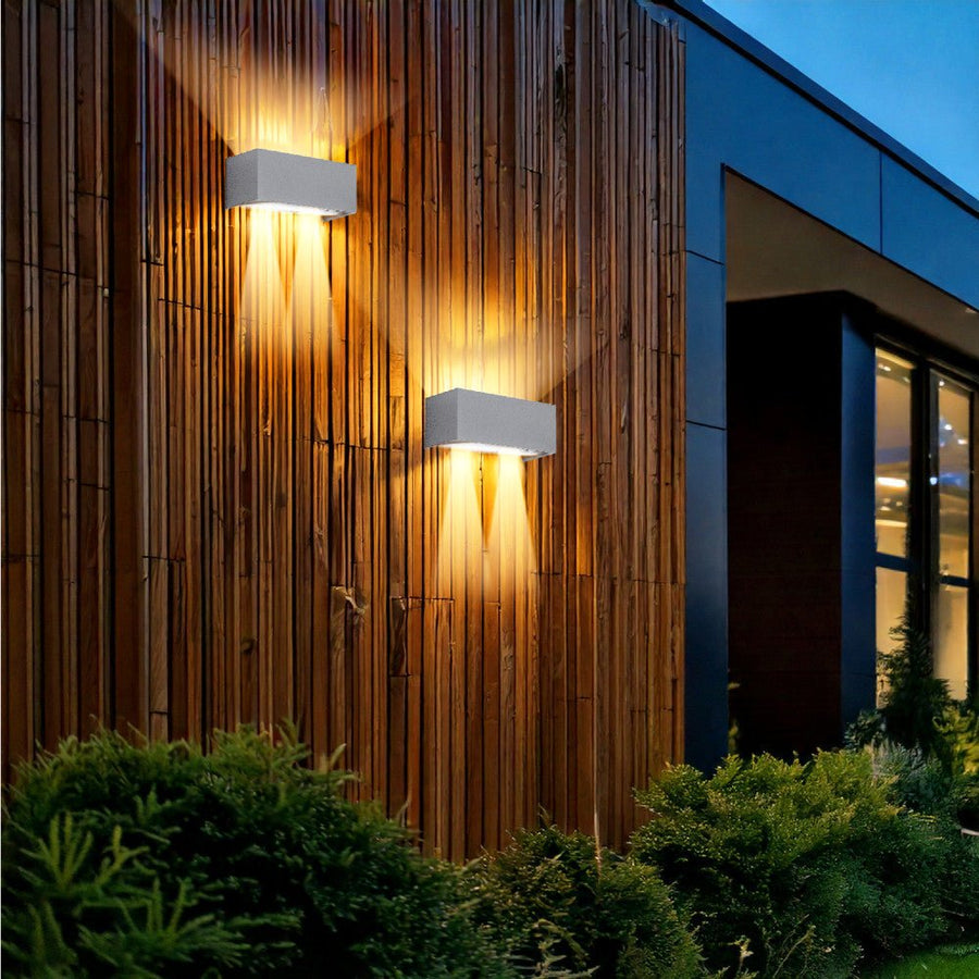 Lumo Recta Wit - Wandarmatuur zonder lichtbron - Excl 2xG9 - IP65 Wandlampen led.gl