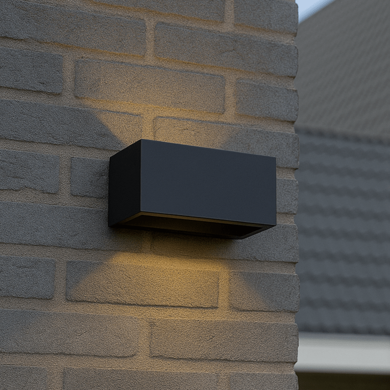Lumo Recta Zwart - Wandarmatuur zonder lichtbron - Excl 2xG9 - IP65 Wandlampen led.gl