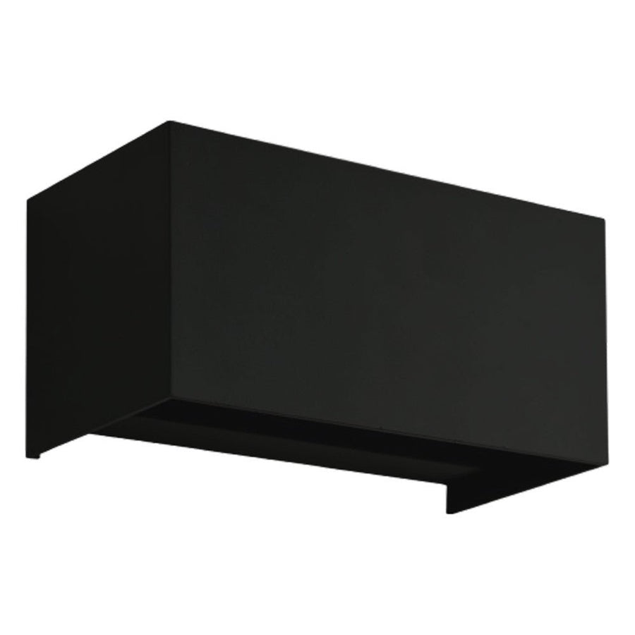 Lumo Recta Zwart - Wandarmatuur zonder lichtbron - Excl 2xG9 - IP65 Wandlampen led.gl
