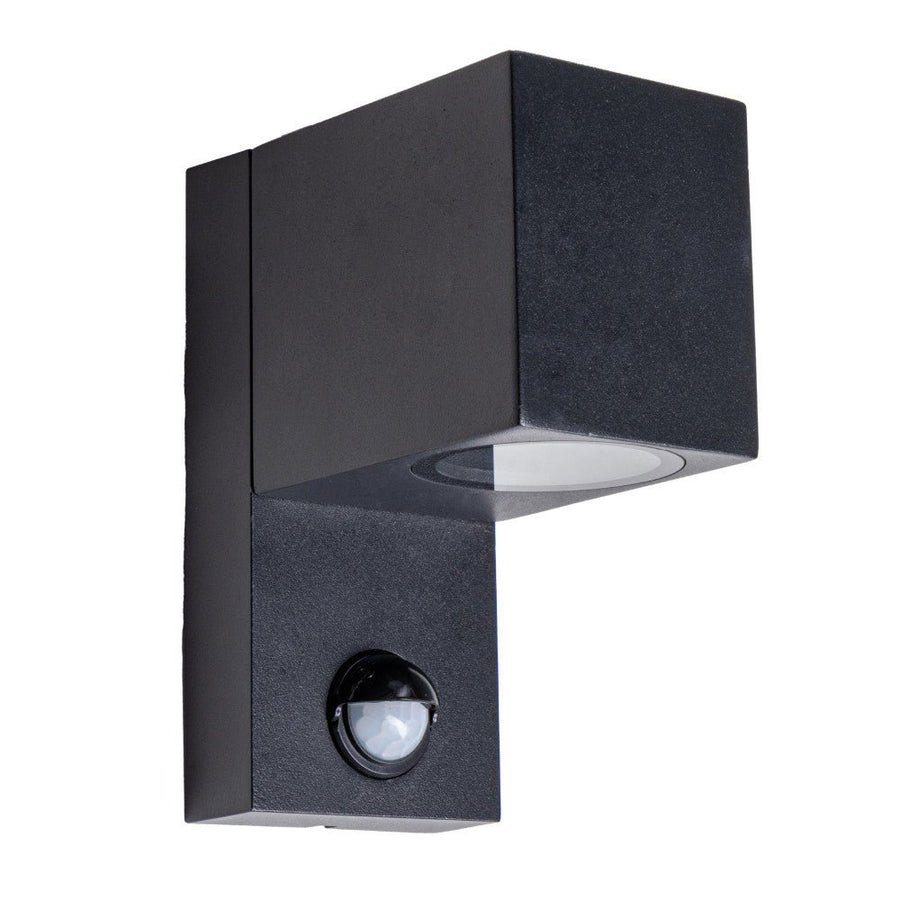 NØRD Down Sensor - Aluminium - 1xGU10 - Zwart - IP44 led.gl