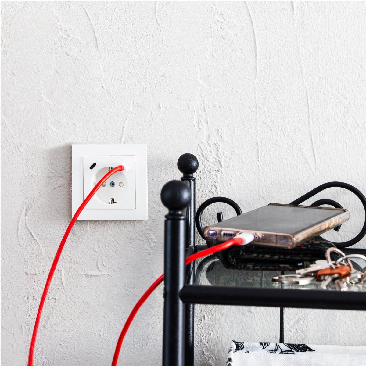 ProCharge USB-C wandcontactdoos inbouw met USB - 2 snelladers USB-C poorten - Universeel - Wit Stekkers led.gl