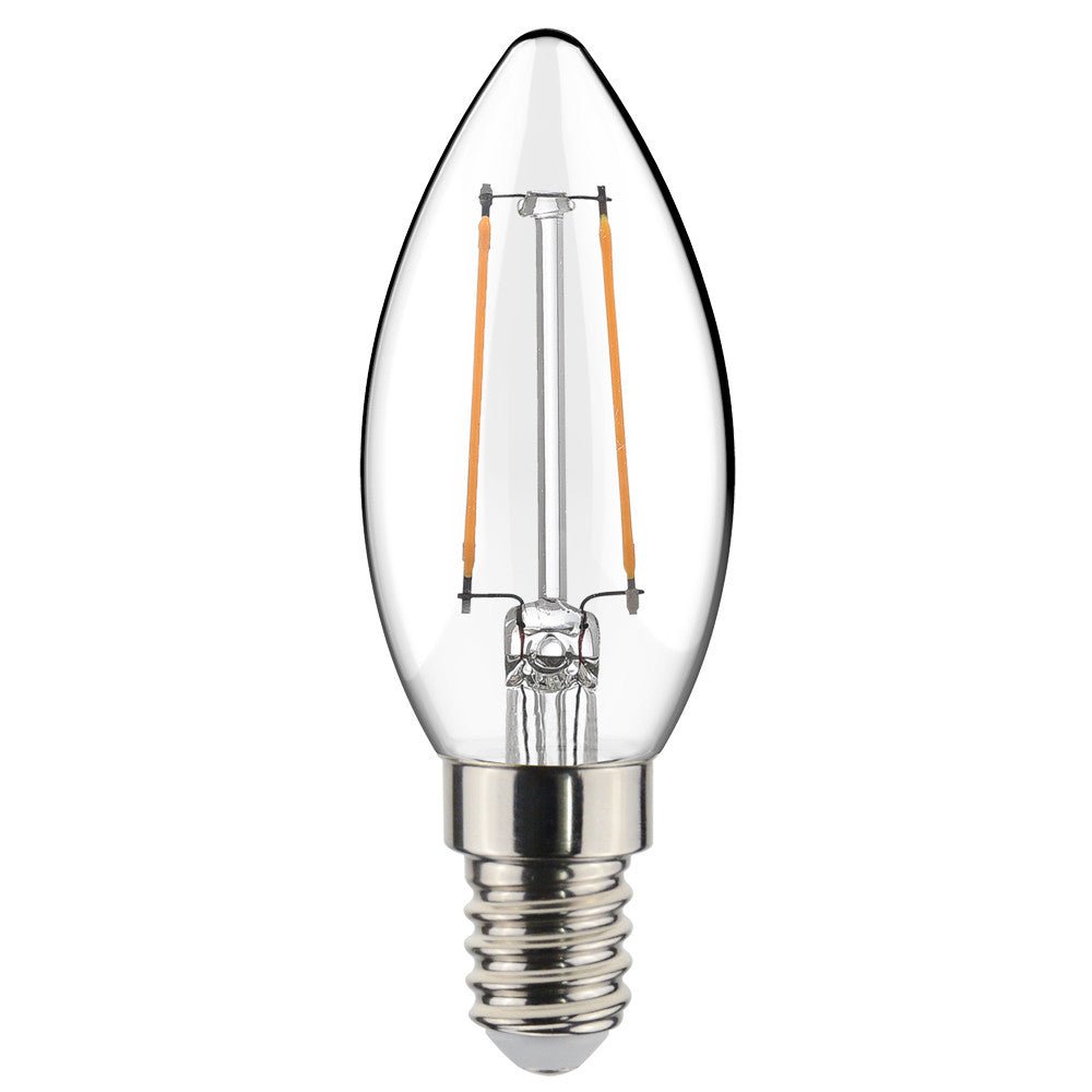 Proventa Longlife Filament LED kaarslamp met kleine E14 fitting - _ 35 mm - 1 x LED Kaarslamp Lichtbronnen led.gl