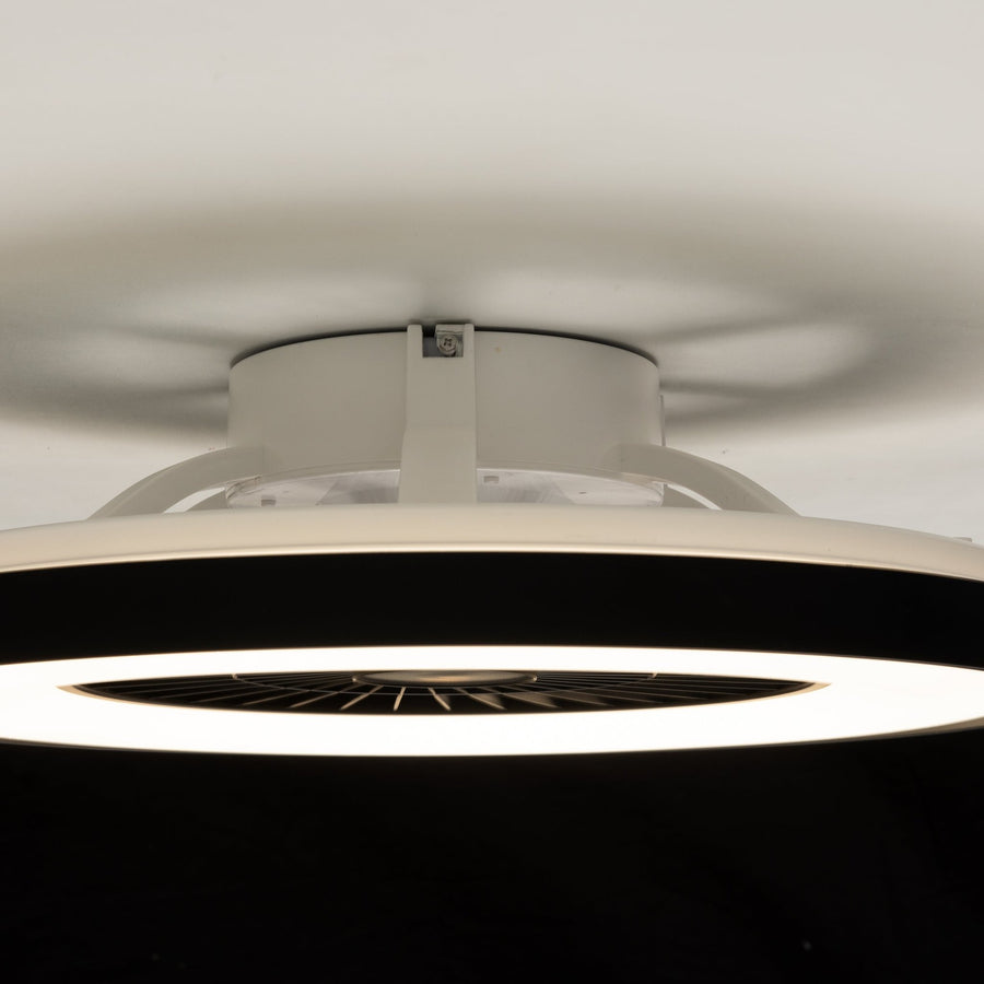 Proventa Premium Plafondventilator met lamp 60 cm - Zomer- en winterstand met afstandsbediening - Zwart Plafondventilatoren led.gl