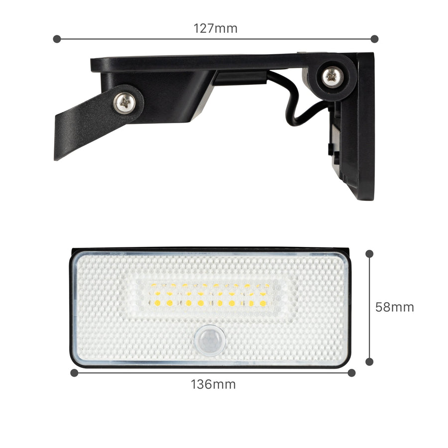 SolarEssence LED Buitenlamp met Bewegingssensor - Wandbevestiging - 1000 Lumen - IP54 Waterdicht Buitenlampen led.gl