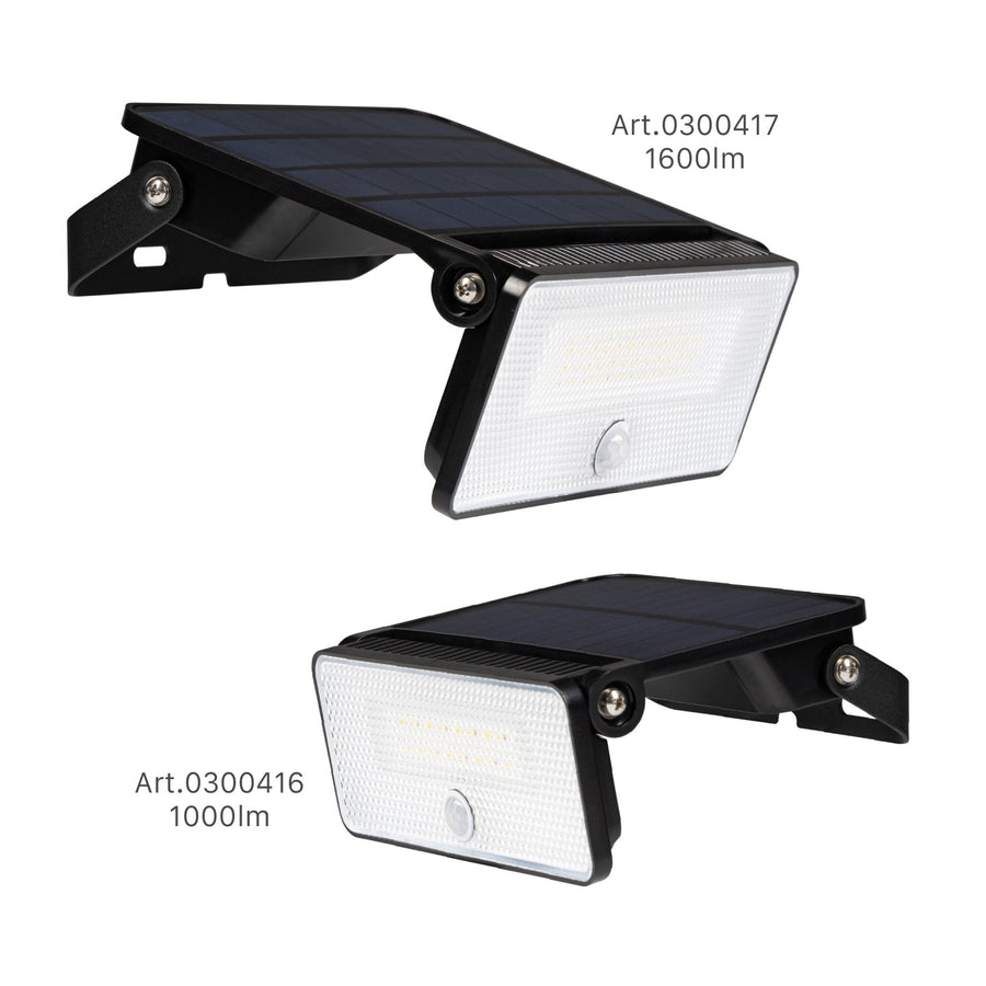 SolarEssence LED Buitenlamp met Bewegingssensor - Wandbevestiging - 1000 Lumen - IP54 Waterdicht Buitenlampen led.gl