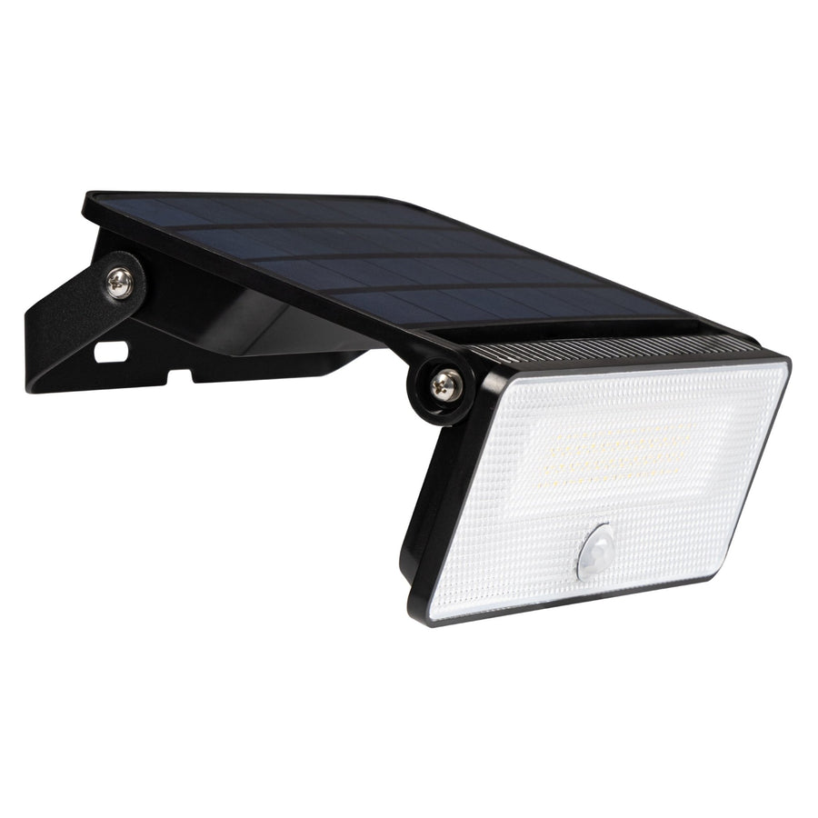 Slim Solar LED Buitenlamp 1600 lm met sensor - Bewegingssensor en nachtsensor - Draadloos - Zwart Buitenlampen led.gl
