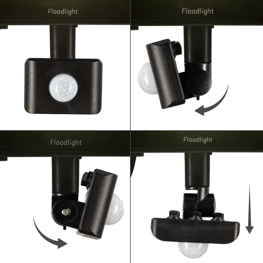 UltraFlood LED Schijnwerper 30W met Bewegingssensor en Daglichtsensor - Kantelbaar - 5400 Lumen - IP65 Schijnwerpers led.gl
