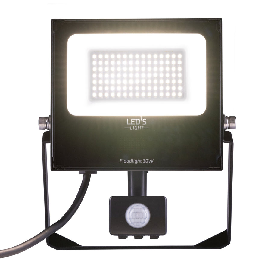 UltraFlood LED Schijnwerper 30W met Bewegingssensor en Daglichtsensor - Kantelbaar - 5400 Lumen - IP65 Schijnwerpers led.gl