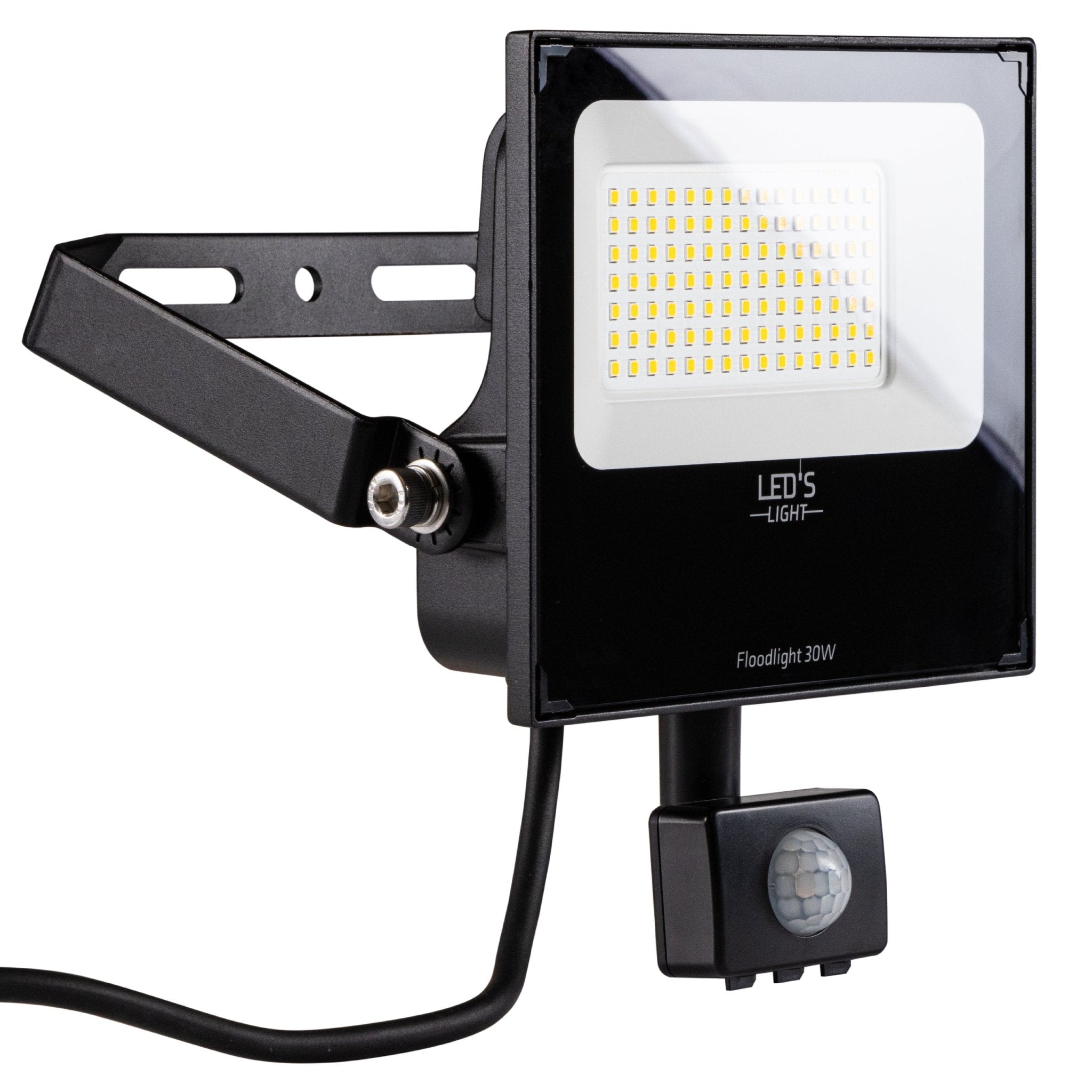 UltraFlood LED Schijnwerper 30W met Bewegingssensor en Daglichtsensor - Kantelbaar - 5400 Lumen - IP65 Schijnwerpers led.gl
