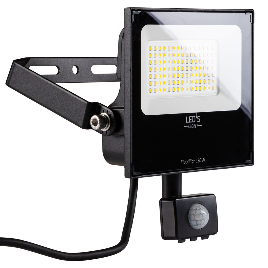 UltraFlood LED Schijnwerper 30W met Bewegingssensor en Daglichtsensor - Kantelbaar - 5400 Lumen - IP65 Schijnwerpers led.gl