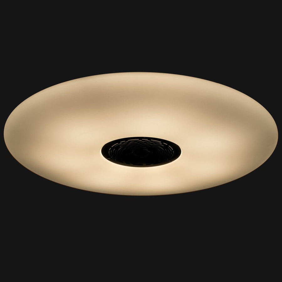 VoiceControl LED Plafondlamp 50 cm met Google Nest & Amazon Echo Dot houder - Bedienbaar met App Slimme lampen led.gl