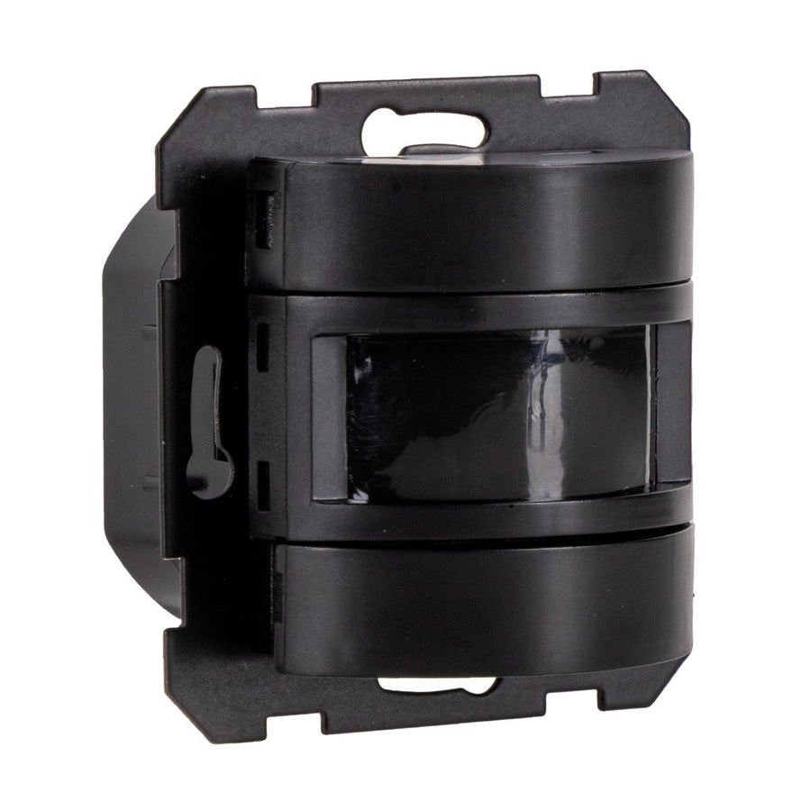 Wandschakelaar met Bewegingssensor - 55 x 55 mm inbouw - Compatibel met LED - Zwart led.gl