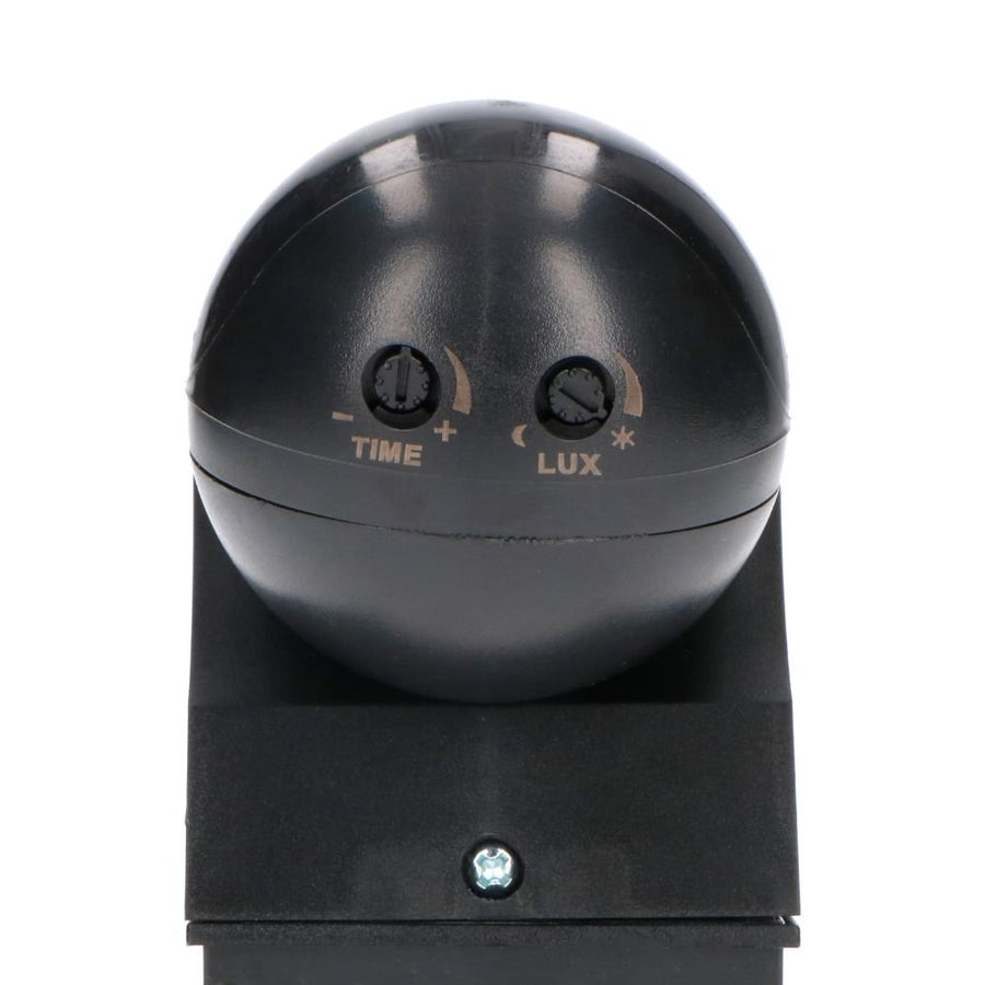 LED's Light 2-in-1 Bewegingsmelder met 12 meter bereik - Voor binnen & buiten - Wandmontage - Zwart Sensoren led.gl