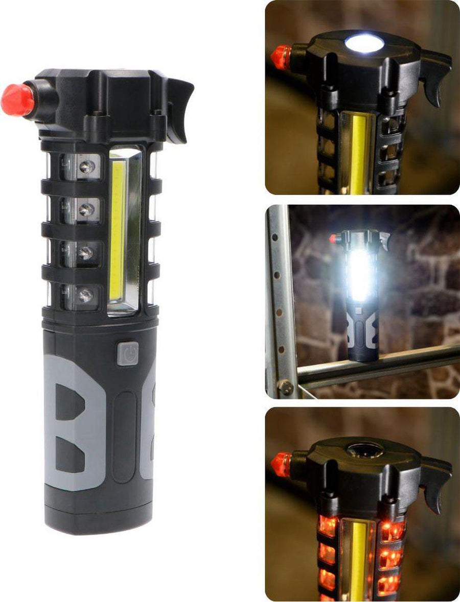 LED's Light 3-in-1 Noodverlichting - Ideaal voor in de auto - Oplaadbaar en draadloos - 2 lichtpunten - 300 Lumen Noodverlichting led.gl
